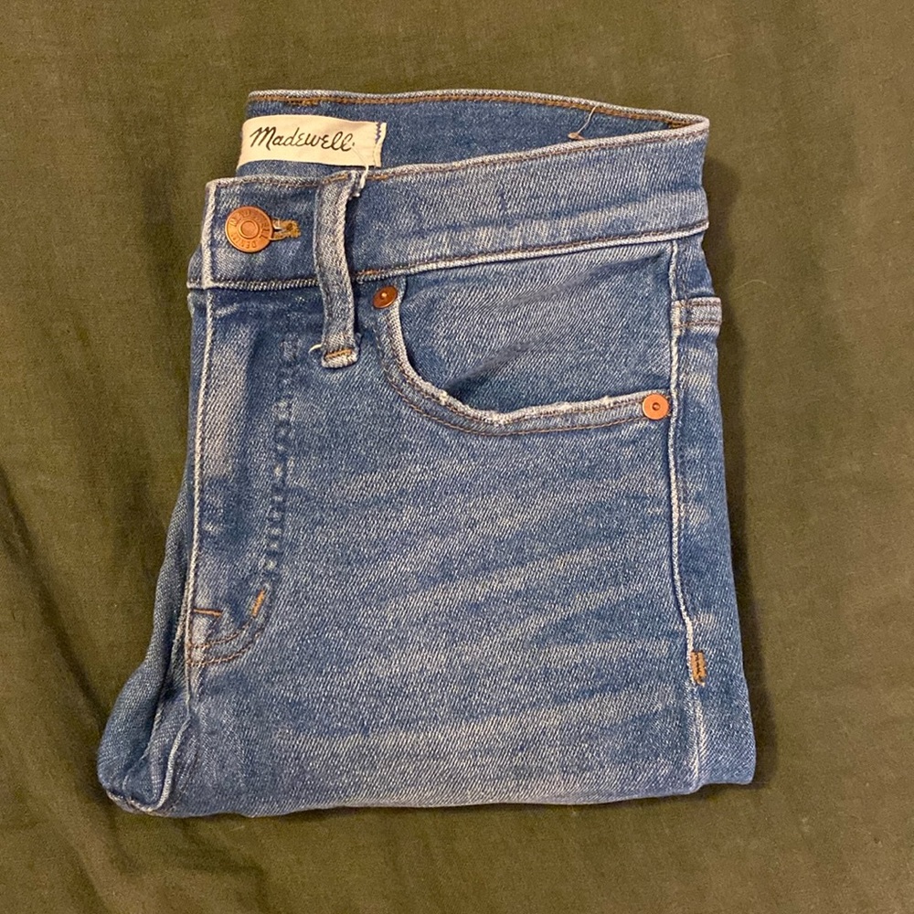 Madewell skinny 9” mid rise